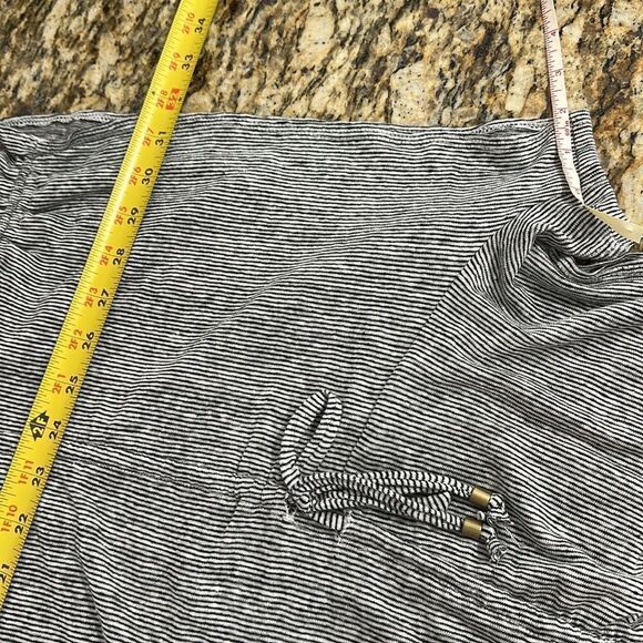 Vitamin A Striped Solana Long Sleeve Romper Swim Cover Up One Size - Picture 8 of 9